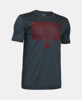 Boys' UA Basketball Armoured T-Shirt 1 Color $24.99