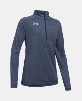 Girls' UA Tech™ Stripe ¼ Zip 1 Color Available $39.99