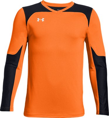 orange under armour shirt