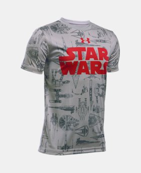 Boys' UA Star Wars Ships T-Shirt 1 Color $39.99