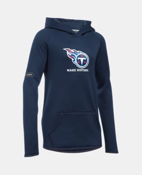 Girls' NFL Combine Authentic Armour® Fleece Hoodie 4 Colors $31.49