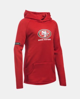 Girls' NFL Combine Authentic Armour® Fleece Hoodie 5 Colors $31.49
