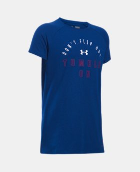 Best Seller Girls' UA Tumble On Short Sleeve T-Shirt 1 Color $24.99