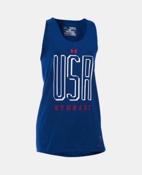 Girls' USA Gymnast Tank 1 Color $18.99