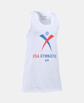 Girls' USA Gymnastics Tank 1 Color $14.24
