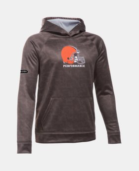 Boys' NFL Combine Authentic UA Storm Armour® Fleece Printed Hoodie 1 Color $36.74