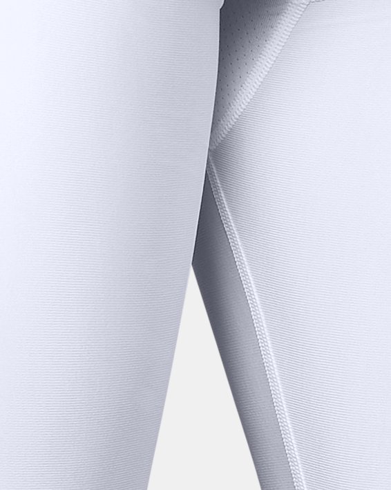 Under Armour Men's HeatGear Armour Compression Leggings (White (100) /  Graphite, Large) 