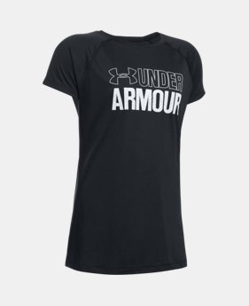 Girls' UA Wordmark T-Shirt 2 Colors $19.99