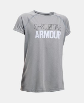 Girls' UA Wordmark T-Shirt 1 Color $19.99