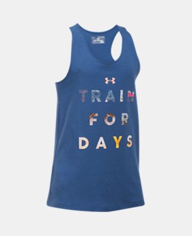 Girls' UA Train For Days Tank 1 Color $11.24