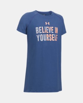 Girls' UA Believe In Yourself Short Sleeve T-Shirt 1 Color $19.99