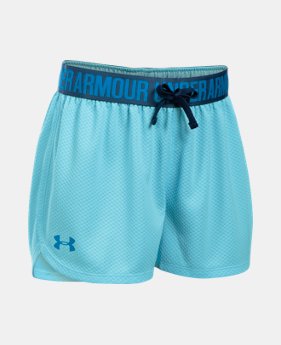 Girls' UA Play Up Mesh Shorts 2 Colors $12.94