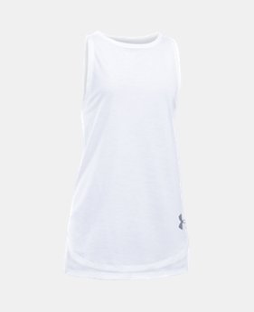 Girls' UA Threadborne Play Up Tank 10 Colors Available $14.99 to $18.99