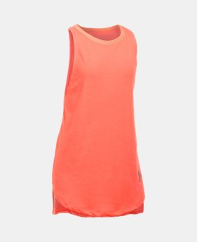 Girls' UA Threadborne Play Up Tank 1 Color $10.49 to $14.24