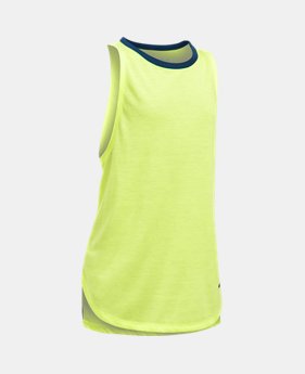 Girls' UA Threadborne Play Up Tank 1 Color $10.49 to $14.24