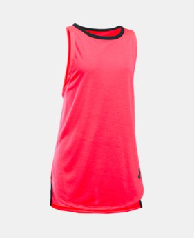 Girls' UA Threadborne Play Up Tank 2 Colors $12.5 to $18.99