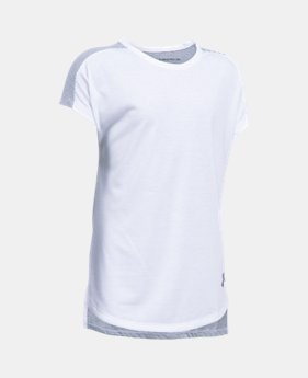 Girls' UA Threadborne Play Up T-Shirt $24.99