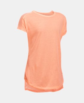 Girls' UA Threadborne Play Up T-Shirt $13.49