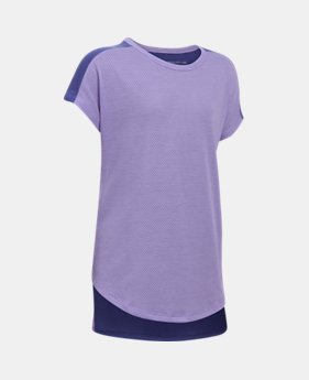 Girls' UA Threadborne Play Up T-Shirt 1 Color $13.49