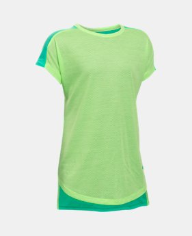 Girls' UA Threadborne Play Up T-Shirt 1 Color $13.49