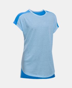 Girls' UA Threadborne Play Up T-Shirt 1 Color $13.49