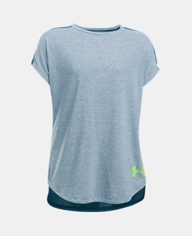 Girls' UA Threadborne Play Up T-Shirt $24.99