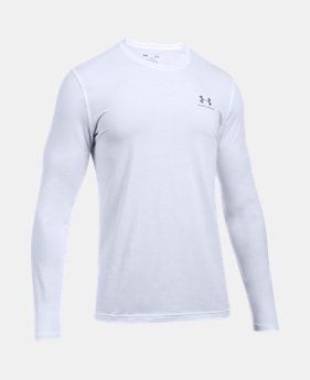 Men's UA Chest Logo Long Sleeve T-Shirt 1 Color $34.99