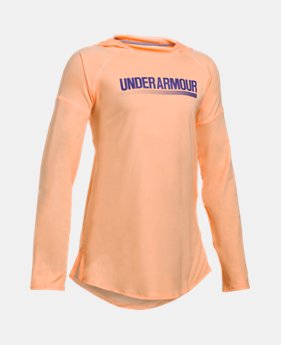 Girls' UA The 50 Long Sleeve Hoodie 1 Color $22.49