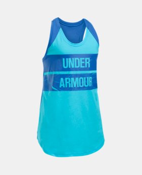 Girls' UA Graphic Tank 1 Color $11.24