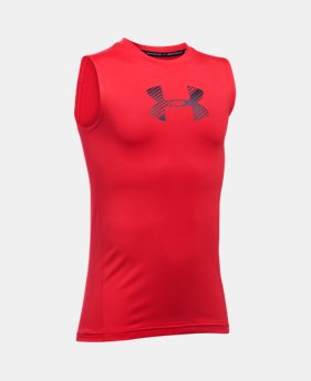 Boys' HeatGear® Armour Sleeveless 4 Colors $22.99