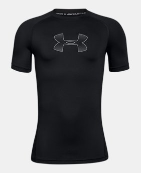 Boys' HeatGear® Armour Short Sleeve 1 Color Available $27.99