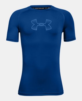 Boys' HeatGear® Armour Short Sleeve 1 Color $24.99