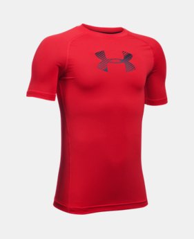 Boys' HeatGear® Armour Short Sleeve 1 Color $13.79 to $17.99
