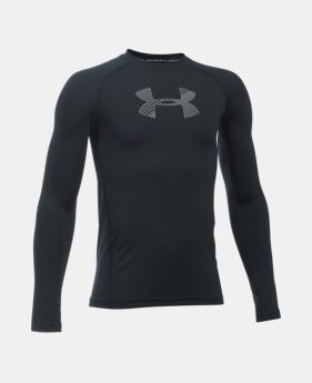 Boys' HeatGear® Armour Long Sleeve 2 Colors Available $34.99