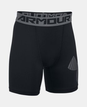 Boys' HeatGear® Armour Mid Shorts 1 Color Available $17.24