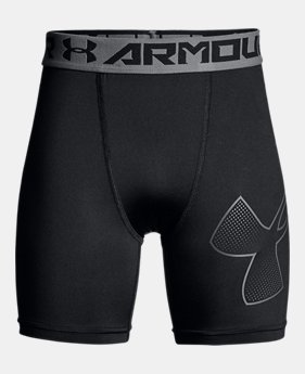 Boys' HeatGear® Armour Mid Shorts 1 Color $22.99