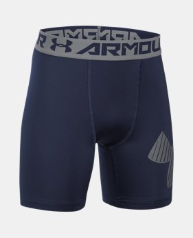 Boys' HeatGear® Armour Mid Shorts 1 Color $22.99
