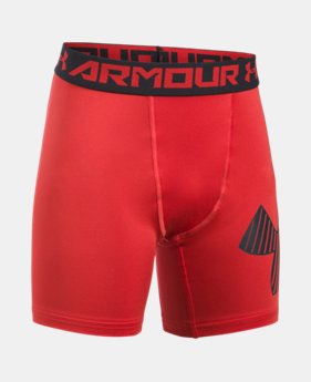 Boys' HeatGear® Armour Mid Shorts 1 Color $22.99