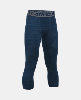 Boys' HeatGear® Armour HeatGear® Printed ¾ Leggings 1 Color $14.99 to $18.74