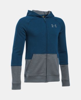 Boys' UA Sportstyle Iso Full Zip Hoodie 1 Color $31.49