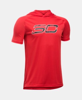 Boys' SC30 Essentials Hooded T-Shirt 1 Color $14.99