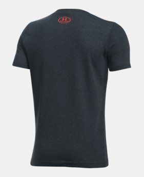 Best Seller Boys' UA Hybrid Big Logo T-Shirt 4 Colors $19.99