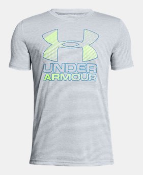 Best Seller Boys' UA Hybrid Big Logo T-Shirt 14 Colors $17.99 to $22.99