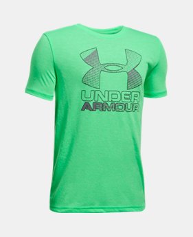 Best Seller Boys' UA Hybrid Big Logo T-Shirt 3 Colors $19.99