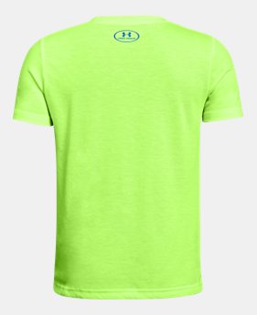 Best Seller Boys' UA Hybrid Big Logo T-Shirt 4 Colors $19.99