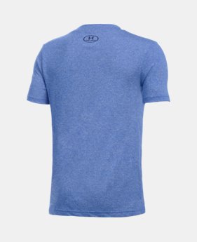 Best Seller Boys' UA Hybrid Big Logo T-Shirt 2 Colors $19.99