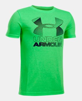 Best Seller Boys' UA Hybrid Big Logo T-Shirt 13 Colors $22.99