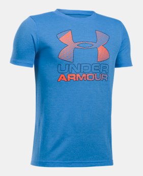 Best Seller Boys' UA Hybrid Big Logo T-Shirt 3 Colors $22.99