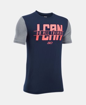 Boys' SC30 I Can Do All Things Short Sleeve T-Shirt 1 Color $18.99
