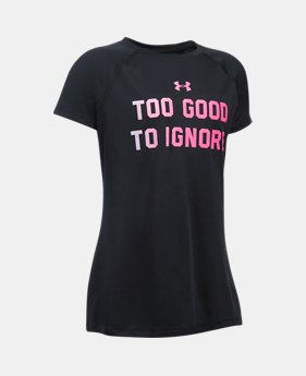 Girls' UA Too Good T-Shirt 1 Color Available $19.99